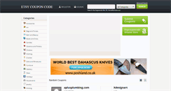 Desktop Screenshot of etsycouponcode.com